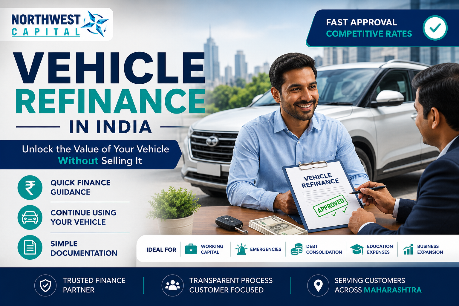 Vehicle Refinance in India: Benefits, Eligibility & Complete Guide (2026)
