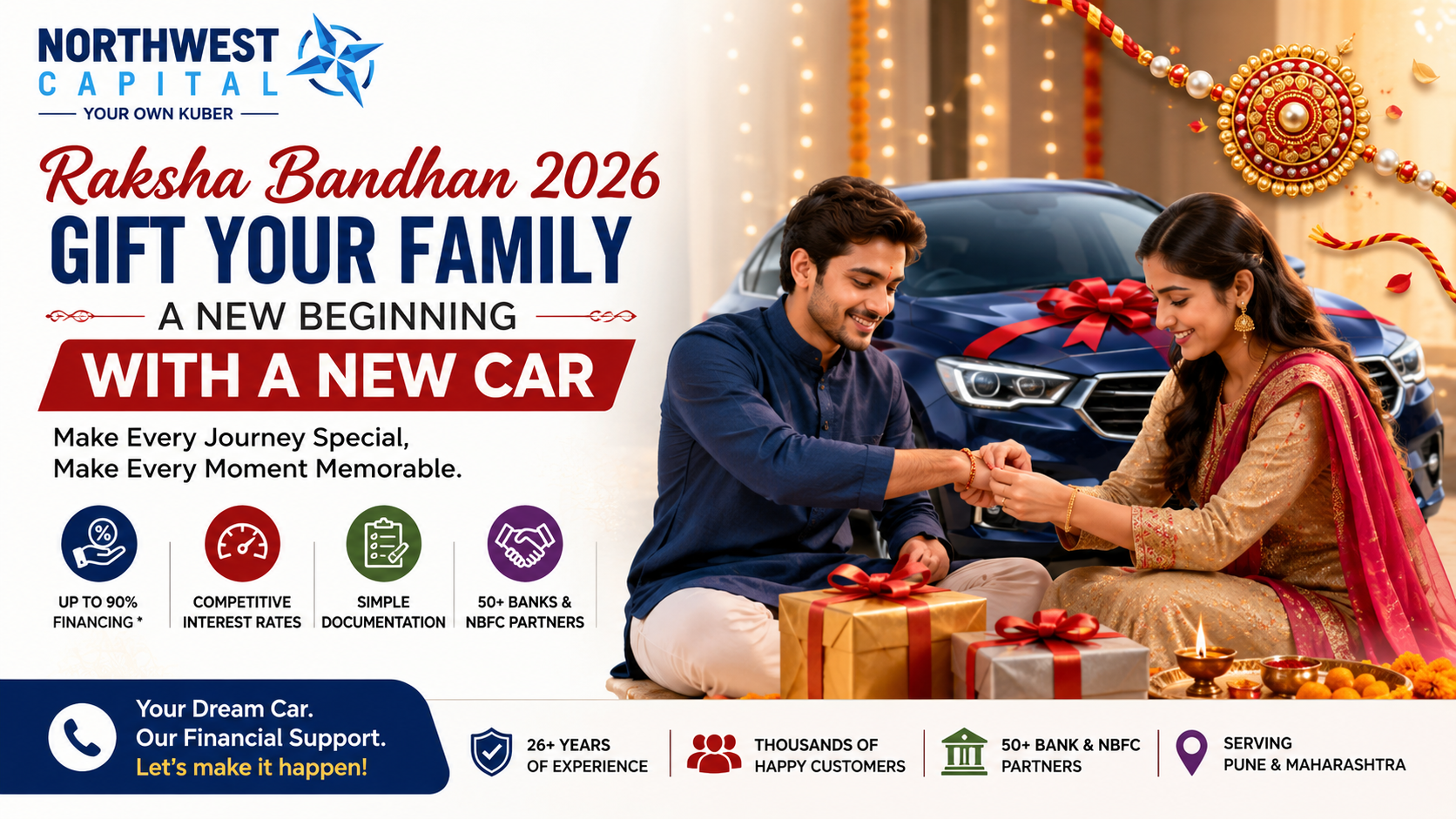 Raksha Bandhan 2026 Car Loan – Gift Your Family a New Car with Northwest Capital