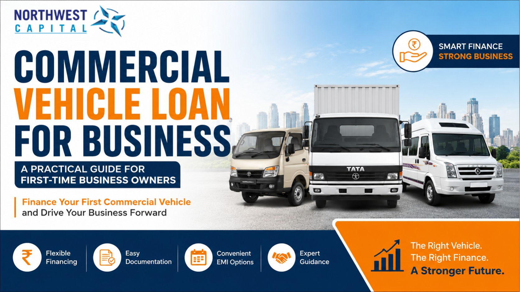 Commercial Vehicle Loan for Business – Finance Your First Commercial Vehicle